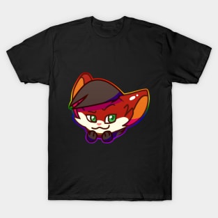 Snarky Cat Face T-Shirt